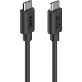 Hama USB-C auf USB-C 1,2 m Schwarz