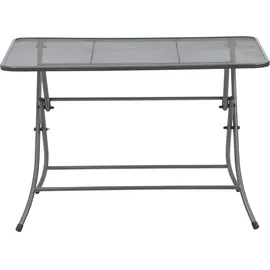 MWH Das Original Cafe Latte Klapptisch 110 x 70 x 72 cm eisengrau