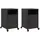 vidaXL Nachtschrank 36 x 39 x 59 cm Schwarz