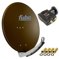 Fuba DAA 780 Satellitenantenne Aluminium in Braun HDTV 4K