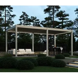 Weide E-Deluxe 3 x 6 m inkl. LED Beige