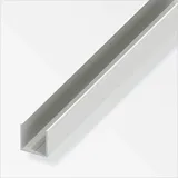 Alfer Quadrat-U-Profil 15,5 x 15,5 x 1000 mm weiß Kunststoff Profil u Schiene - Alfer