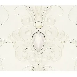 Vliestapete »Glööckler Imperial Applikation«, beige, strukturiert