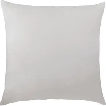 Traumschlaf Kissenbezug Uni Biber 80 x 80 cm Silber