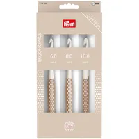 Prym Häkelnadel Set Taupe 6/8/10 mm