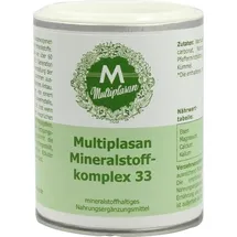 PLANTATRAKT GMBH Multiplasan Mineralstoffkomplex 33 Tabletten