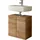 Saphir Waschbeckenunterschrank Quickset 318 60 x 53 x 33 cm Braun