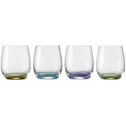 Eisch JESSICA 4er Set Gläser mit buntem Boden