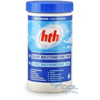 hth 200g Multifunktions Chlortabletten 1,2 kg Dose - 5 Wirkungen in einem Produkt