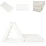 Kindermatratze Babybett Faltmatratze, Snooze, Moni, 6 cm hoch, 120 x 60 x 6 cm, Bezug waschbar weiß