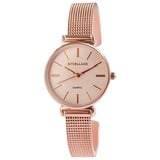 Excellanc Damen-Spangenuhr Metall Trend Mode Analog Quarz 1800228 (roségoldfarbig)