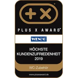 Wenko WC-Garnitur Adrada weiß Stein, 1 St.