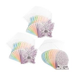 KARIN JITTENMEIER Grußkarten-Set Kristallfolienkarten verschiedene Designs 90tlg.