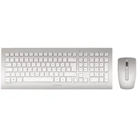 Cherry DW 8000 Wireless Tastatur DE Set weiß/silber