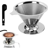 Famanu Kaffeefilter aus Edelstahl - wiederverwendbar und einfach zu reinigen