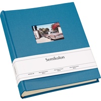 Semikolon Fotoalbum, Blau 80 Blätter Hardcover-Bindung