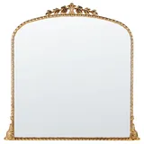 Beliani Wandspiegel Gold Metall Quadratisch, 71x71x3 cm