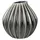 Broste Copenhagen Wide Vase M Keramik Smoked Pearl 25 cm