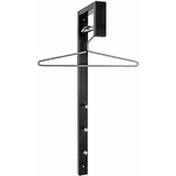 Haku-Möbel HAKU Möbel Wandgarderobe 89545 schwarz Metall 3 Haken 4,0 x 70,0 cm