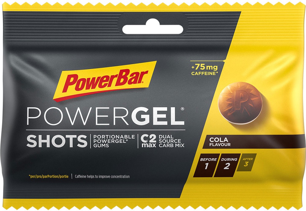 Powergel Shots Cola Beutel (Mit Koffein) 60g - Mindesthaltbarkeit 30.09.2024