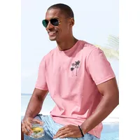 Beachtime T-Shirt »mit großem Rückenprint«, Regular-Fit, mit Print vorn