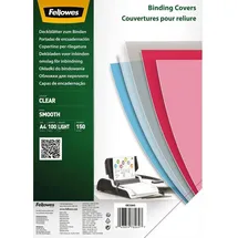 Fellowes Deckfolien für Bindemappen DIN A4 0.15 mm transparent