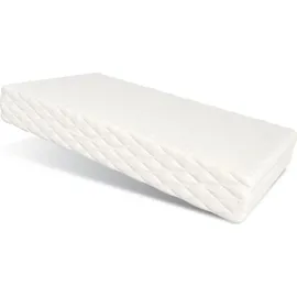 Fdm Matratze 100x200 cm CARPI 7 Zonen H2 H3 Taschenfederkern Visco Memory Schaum Latex Höhe ca. 24 cm mit waschbarem Bezug Premium Jersey