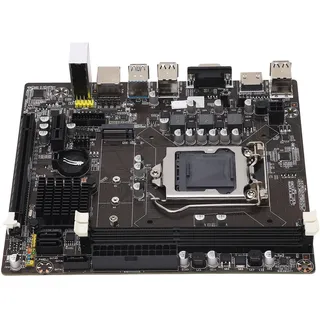 Gaming Motherboard DDR3, 1155 Pins 2 DDR3 100M Mining Motherboard Unterstützt Corei7, I5, I3 (LGA1155) Core Prozessoren, Unterstützt Digitale High Definition Videoausgabe
