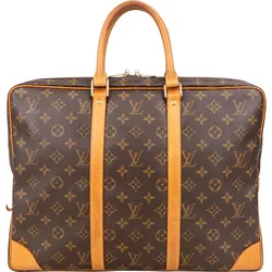Louis Vuitton Louis Vuitton Monogram Canvas Porte-Documents Aktentasche Koffer24