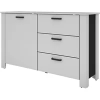 ByLIVING Sideboard - weiß ¦ Maße cm B: 140,