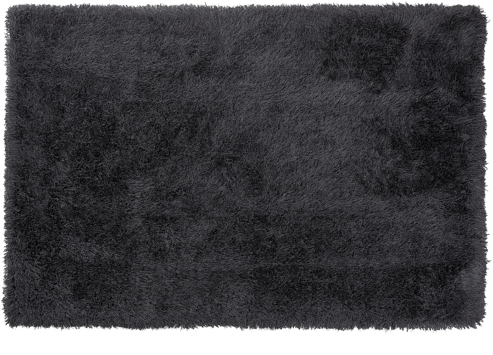 Teppich schwarz 140 x 200 cm Hochflor CIDE