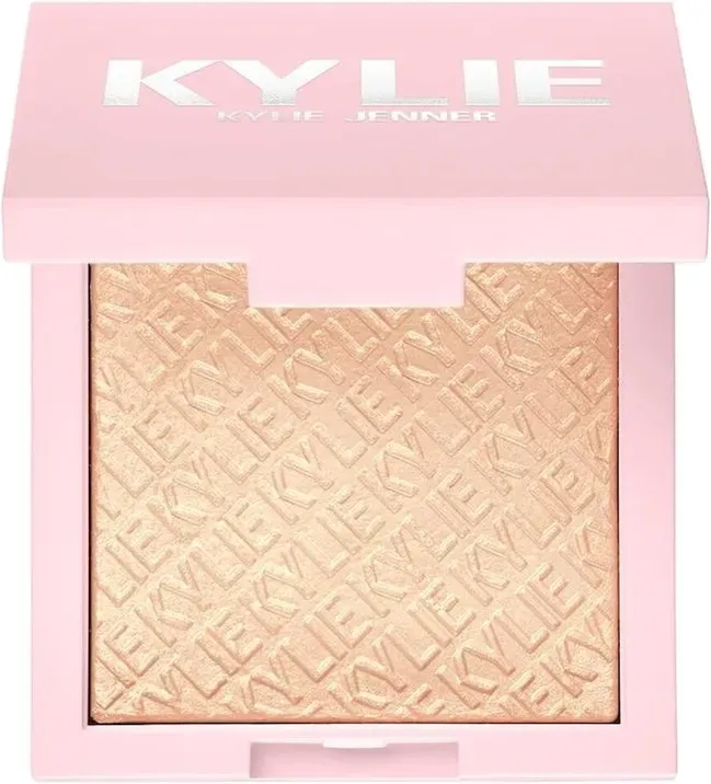 Kylie Cosmetics Kylighter gepresster Leuchtpuder 8 g #050 Cheers Darling – veganer Schimmerpuder für einen leuchtenden, weichgezeichneten Schimmer