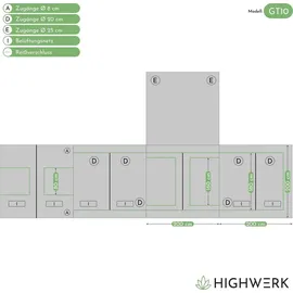 Zelsius Grow Tent 200 x 200 x 200 cm