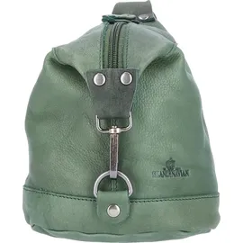 The Skandinavian Brand Mini Leder Rucksack grün