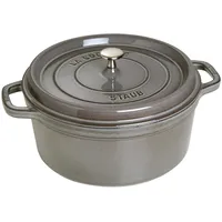 Staub Cocotte, Pfanne + Kochtopf, Grau