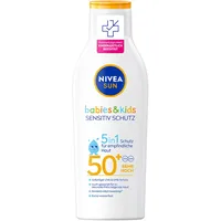 BEIERSDORF Sun Kids Sensitiv Schutz & Pflege Sonnenmilch LSF 50+ 200 ml