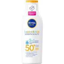 BEIERSDORF Sun Kids Sensitiv Schutz & Pflege Sonnenmilch LSF 50+ 200 ml
