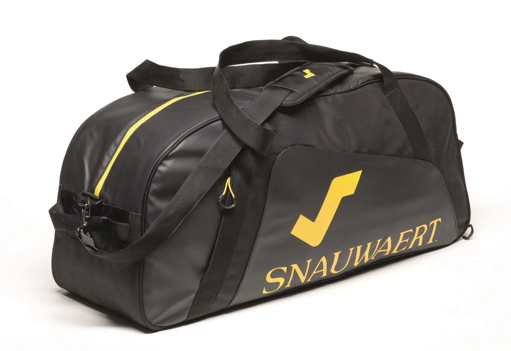 Snauwaert Racketbag Gym Bag (Schlägertasche, 1 Hauptfach) schwarz 3er