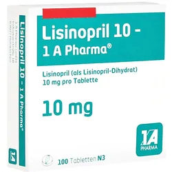 Lisinopril 10-1a Pharma Tabletten 100 St
