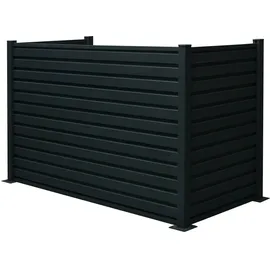 Floraworld Mülltonnenbox 210 x 122 cm grau