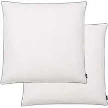 vidaXL Kissen 2 Stk. Daunen-/Federnfüllung Schwer 80x80 cm Weiß