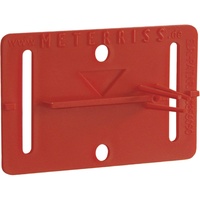 Secotec 67Rs21-Rot Meterriss-Plakette Selbstklebend Mit Pinsel Farbe, Rot