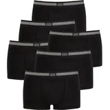 Jockey Trunk Cotton Stretch schwarz S 6er Pack