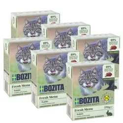 BOZITA Häppchen in Soße 6x370g Kaninchen