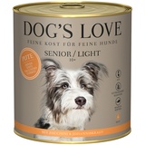 DOG'S LOVE Senior/Light Pute 12 x 800 g