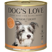 DOG'S LOVE Senior/Light Pute 12 x 800 g