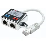 Intellinet Network Solutions RJ45 Netzwerk Adapter CAT 5 [1x RJ45-Stecker - 2x RJ45-Buchse] Silber/Weiß