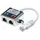 Intellinet Network Solutions RJ45 Netzwerk Adapter CAT 5 [1x RJ45-Stecker - 2x RJ45-Buchse] Silber/Weiß