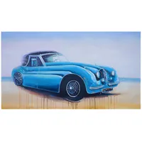 MCW Ölgemälde Oldtimer, Handgemalt