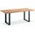 Niehoff Noah Gartentisch 200 x 95 x 76 cm Braun/Grau